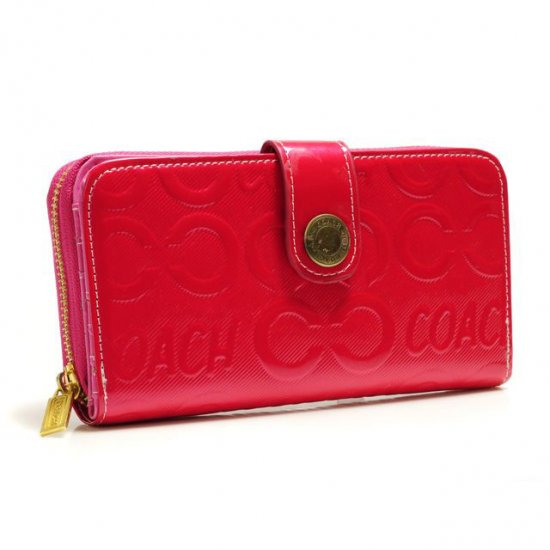 large coach wallets for women